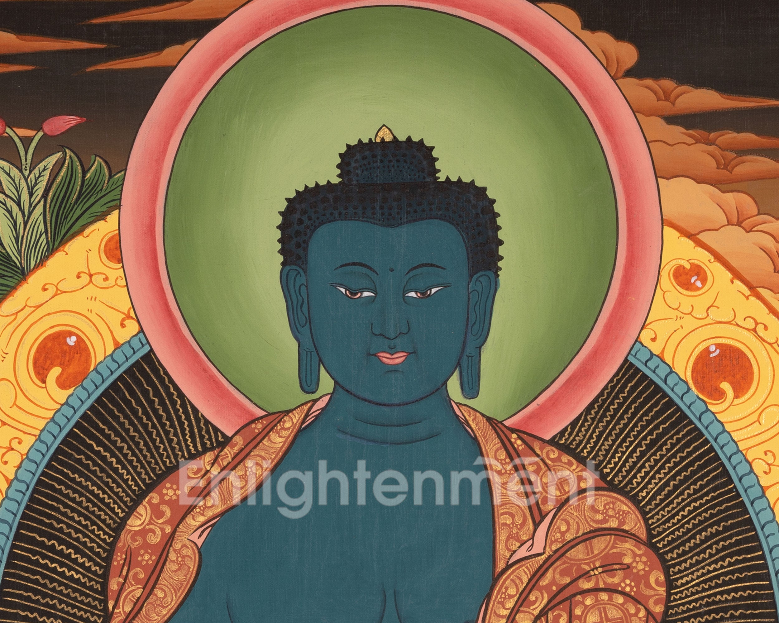 Bhaisajyaguru Thangka | Medicine Buddha | Wall Decors