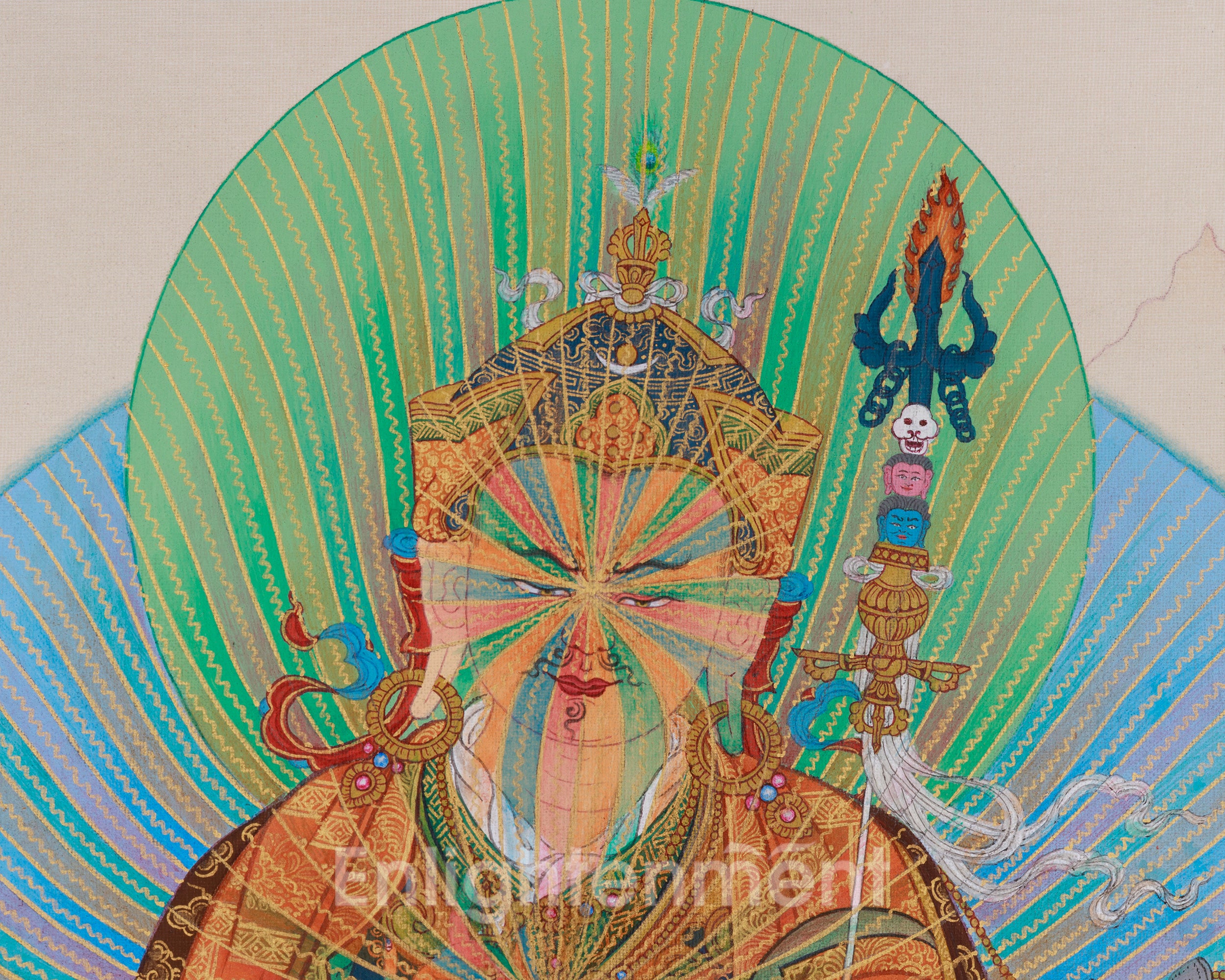 Buddhist Guru Rinpoche Art | Second Buddha | Lotus-Born Precious Master