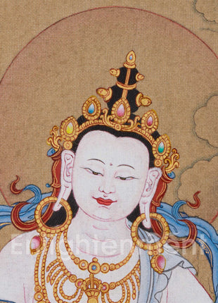 Purification Buddha, Vajrasattva Thangka (first Payment) (1/4 payment of the total Amount)