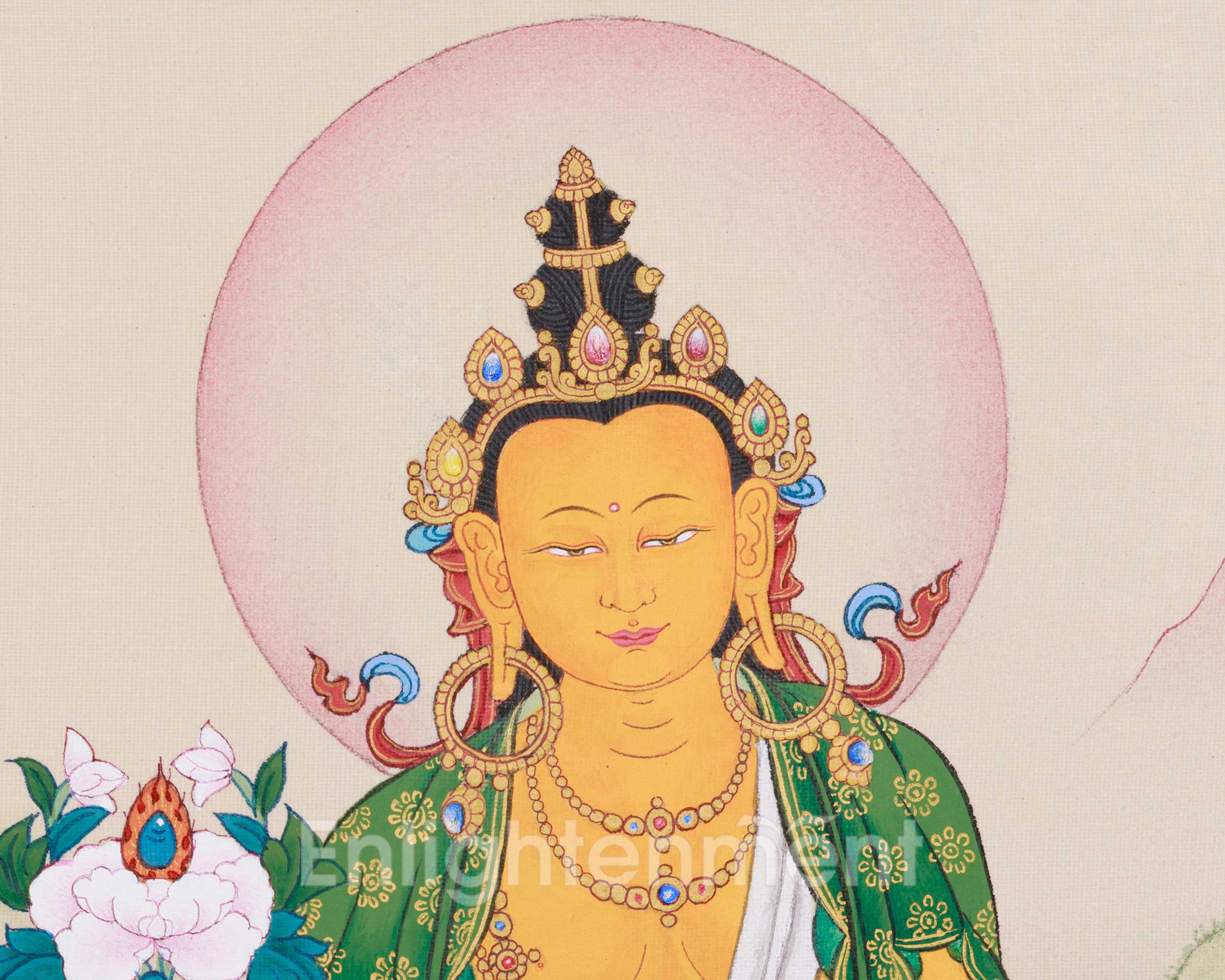 Kshitigarbha Artwork | The Bodhisattva of Compassion and Protector of Souls