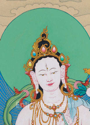 Goddess Tara Meditation Thangka | Protector of Sentient Beings