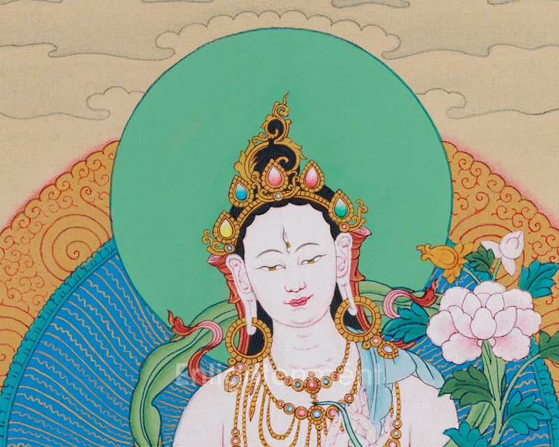 Goddess Tara Meditation Thangka | Protector of Sentient Beings