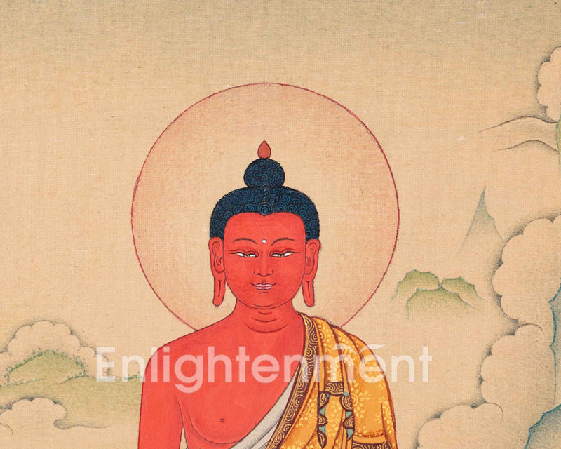 Namo Amitabha's Blessings In Thangka Painting | Buddha of Infinite Light | Inspiring Devotion in Art