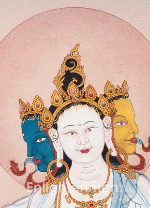 Candrakanti Tara  | 21 Tara of Surya Gupta Thangka