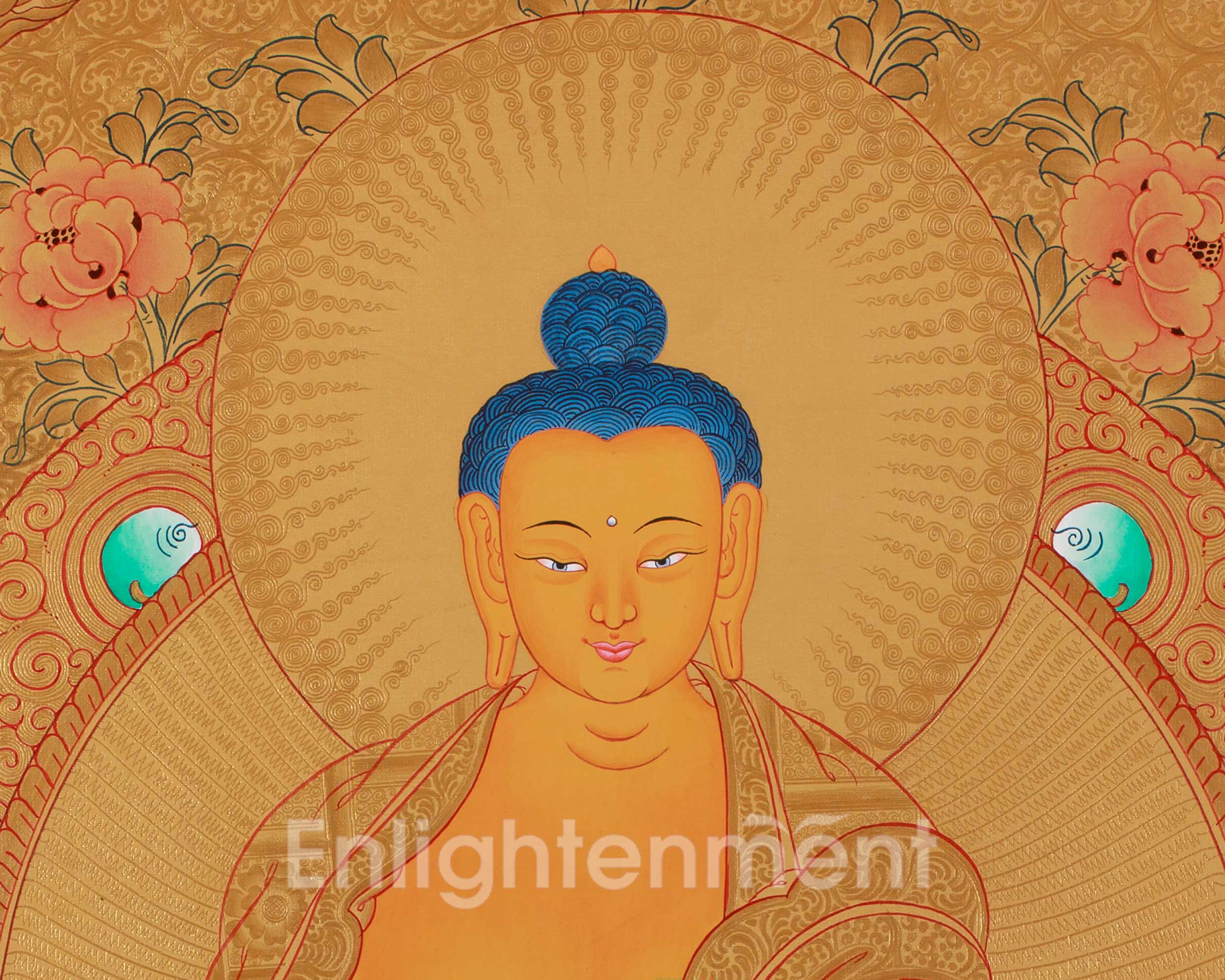 Shakyamuni Buddha Thangka Painting | Wall Hanging Decor