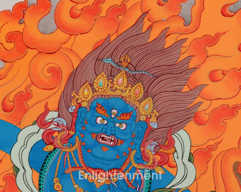 Bodhisattva Vajrapani Thangka | Tibetan Buddhist Art