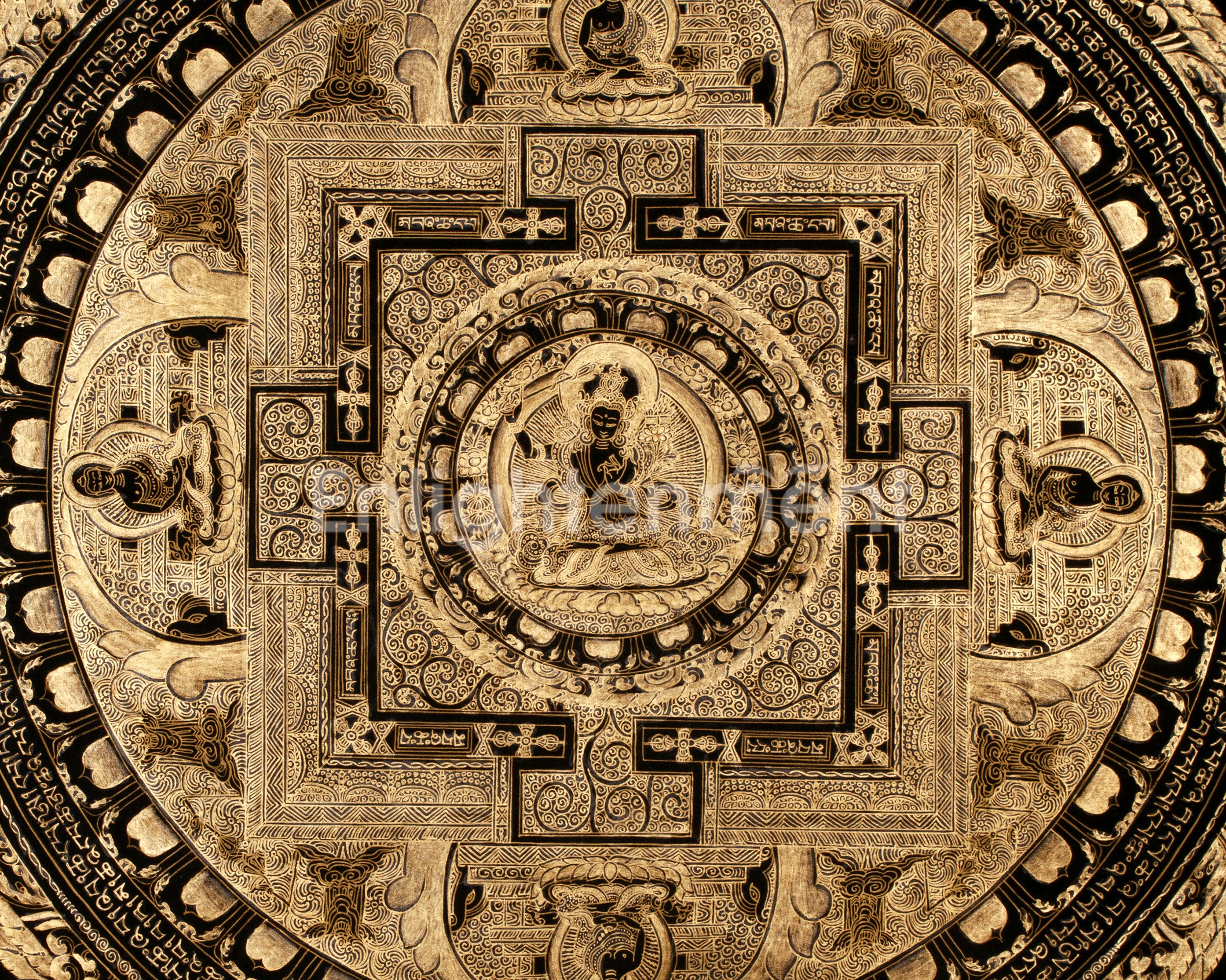 Manjushri Mandala Thangka | Unfolding the Path to Enlightenment