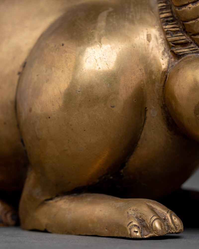 Mongoose Statue Set | Wealth Deity Jambhala's Mongoose | Religious Home Decor