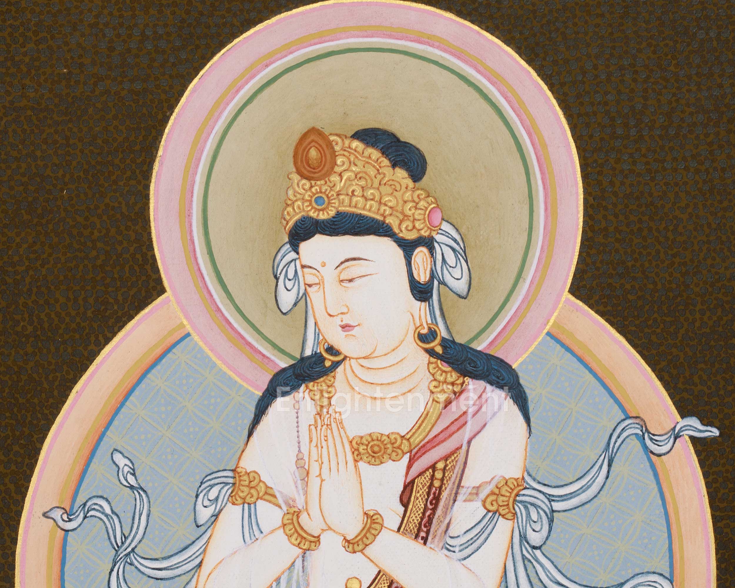 Buddha Samantabhadra | A Sacred Japanese Style Thangka of the Buddha of Universal