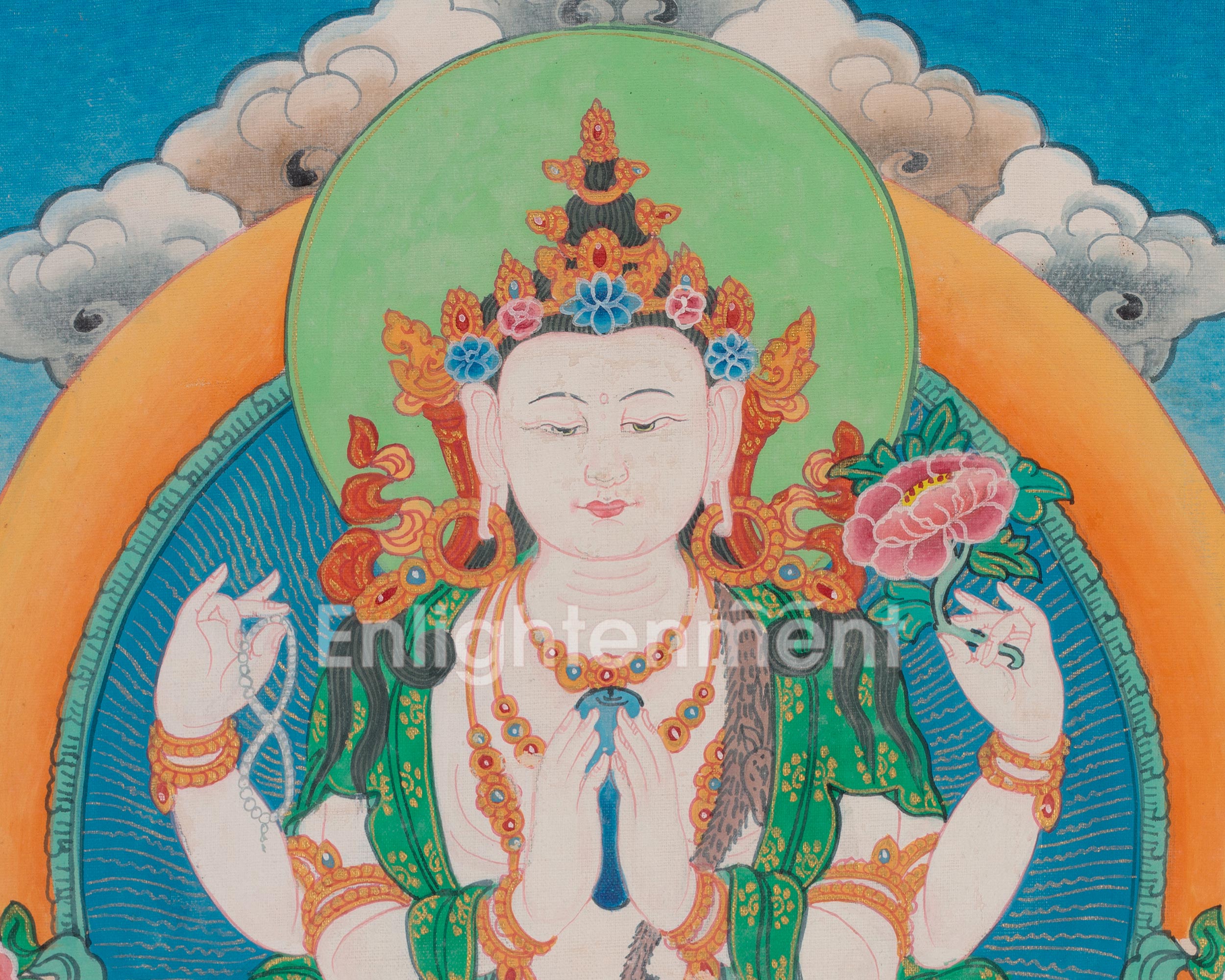 Chenrezig Bodhisattva of Great Compassion | 4 Armed Avalokiteshvara