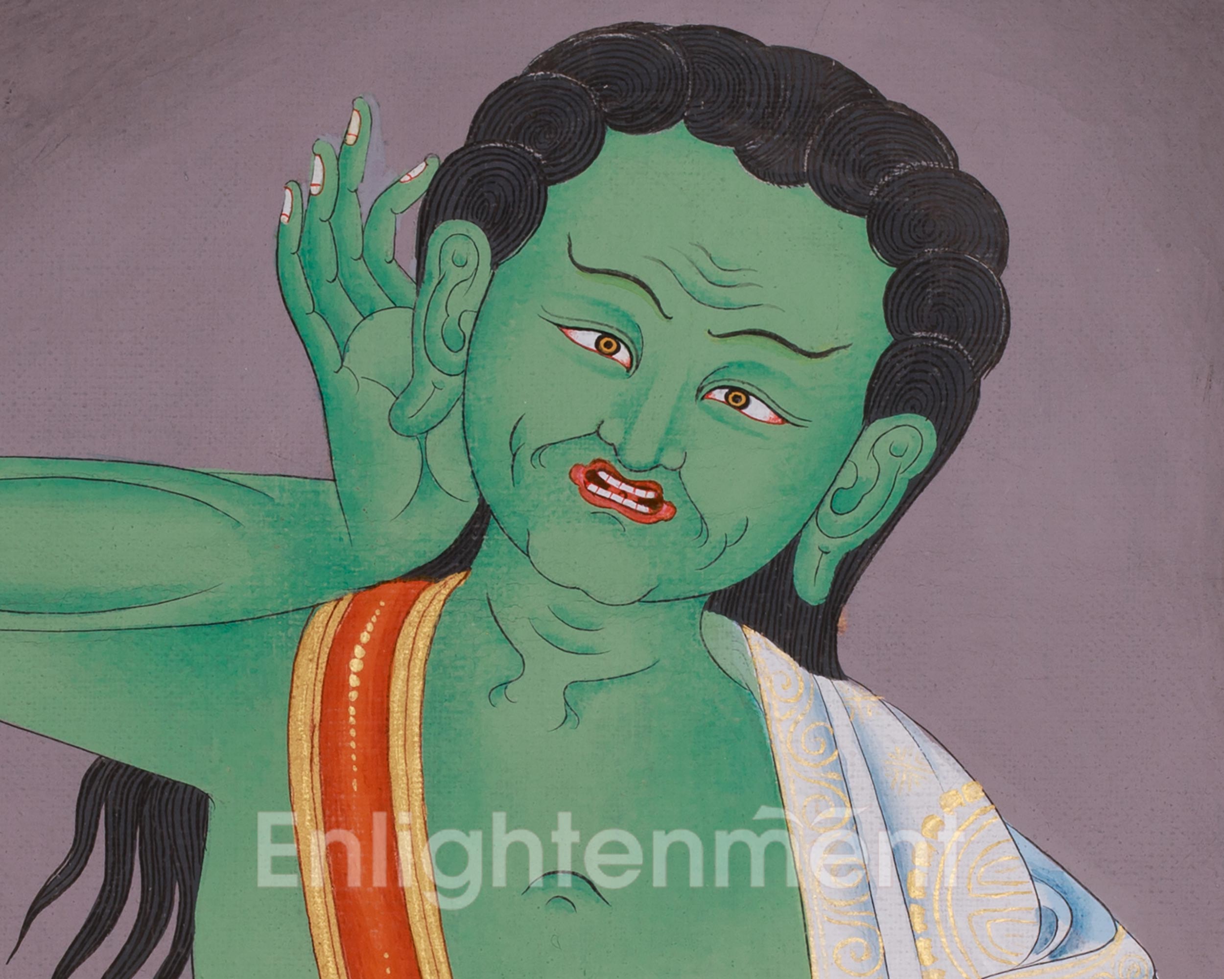 Milarepa Buddhist Art | The Great Yogi and Enlightened Master | Tibetan Painting