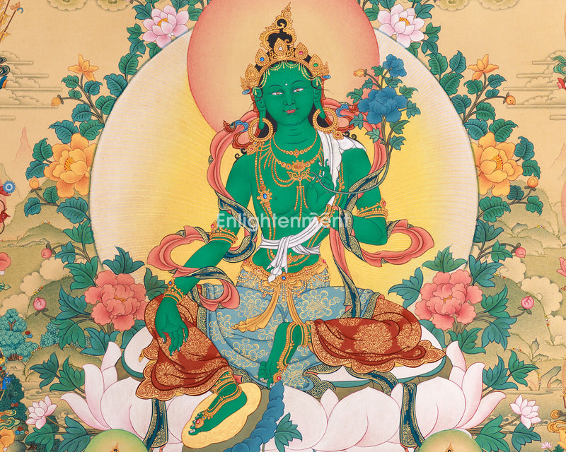 Suryagupta’s 21 Taras Thangka | Manifestations of Compassion and Protection