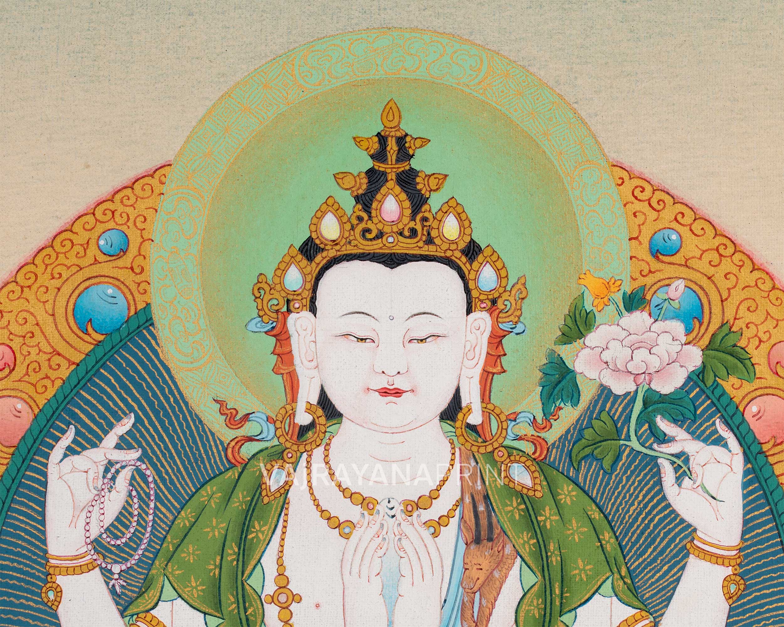 Chenresig-Manjushri-Vajrapani| Thangka Print Set
