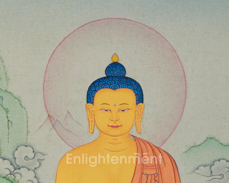 The Peaceful Buddha Shakyamuni | Compact Artwork of Awakened One