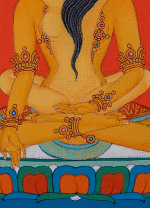 Infinite Abundance with Ratna Sambhava Buddha Print |  A Spiritual Masterpiece|  Enhance Your Spiritual Journey