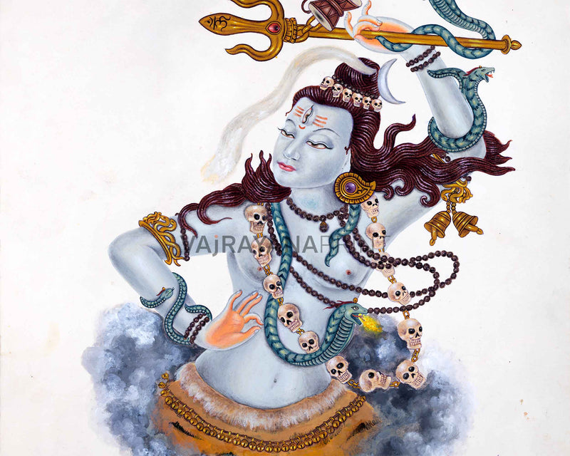 High-Quality Giclee Print To Practice Shiva Stotram | Lord Shiva The Destroyer Of The World