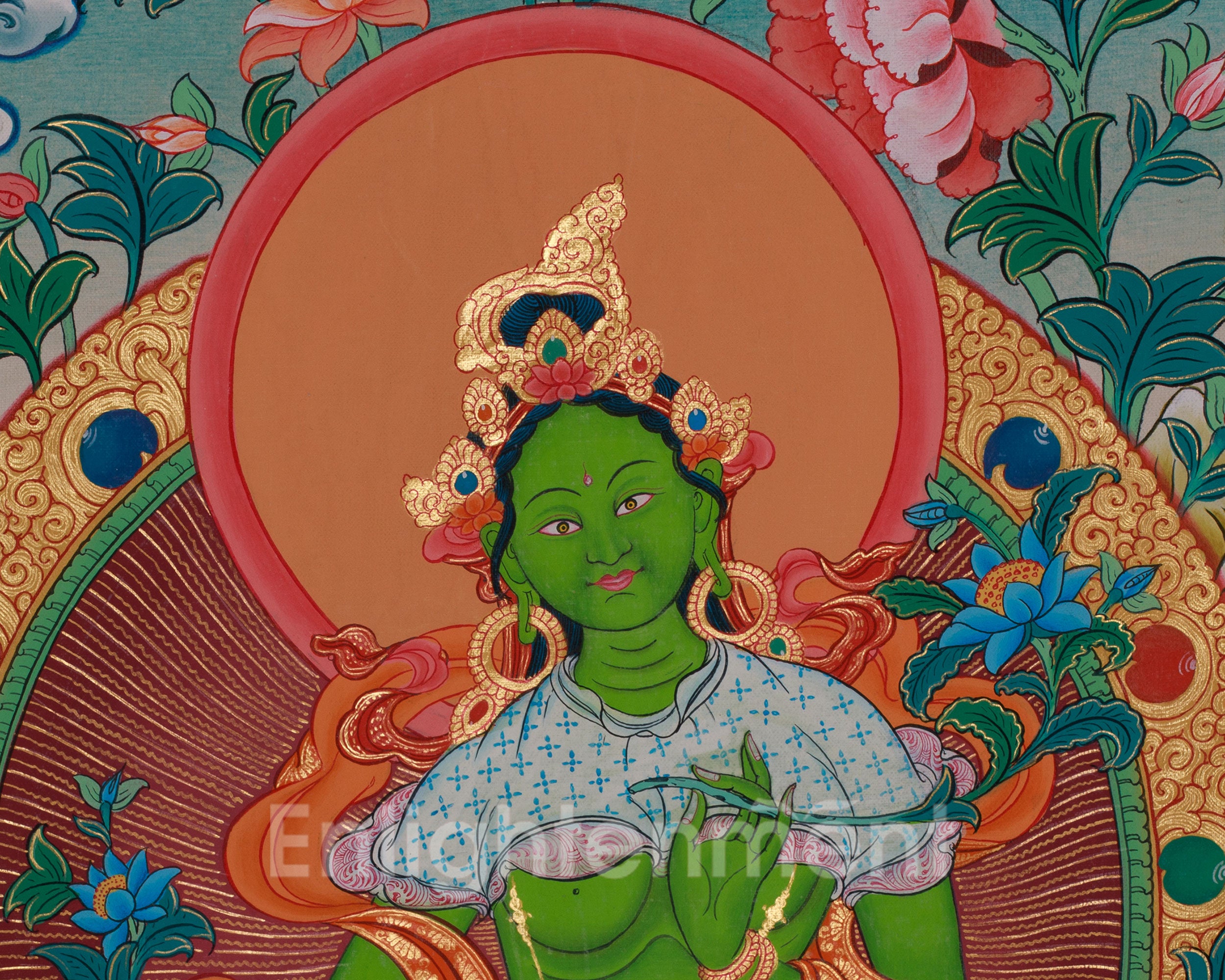 Tibetan Buddha Green Tara | Female Bodhisattva of Protection