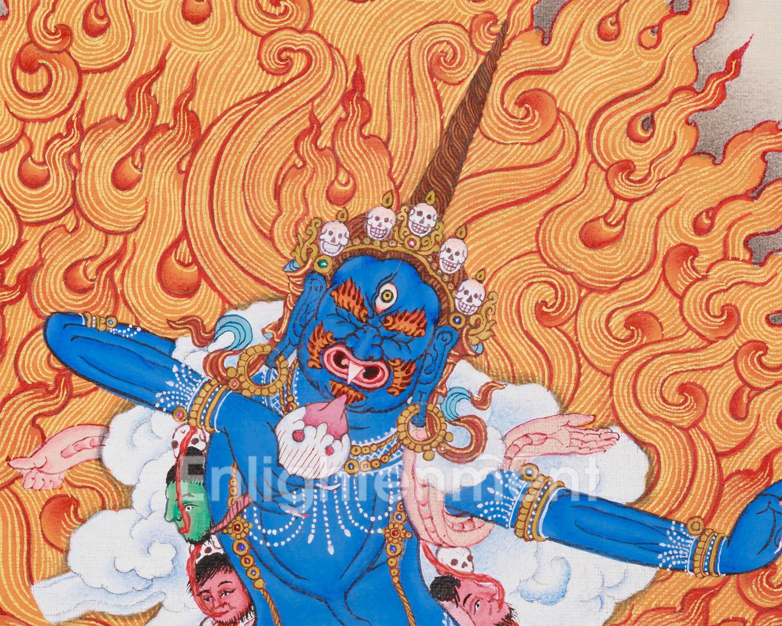Wrathful Ekajati Thangka | One-Eyed Guardian Deity of Enlightenment