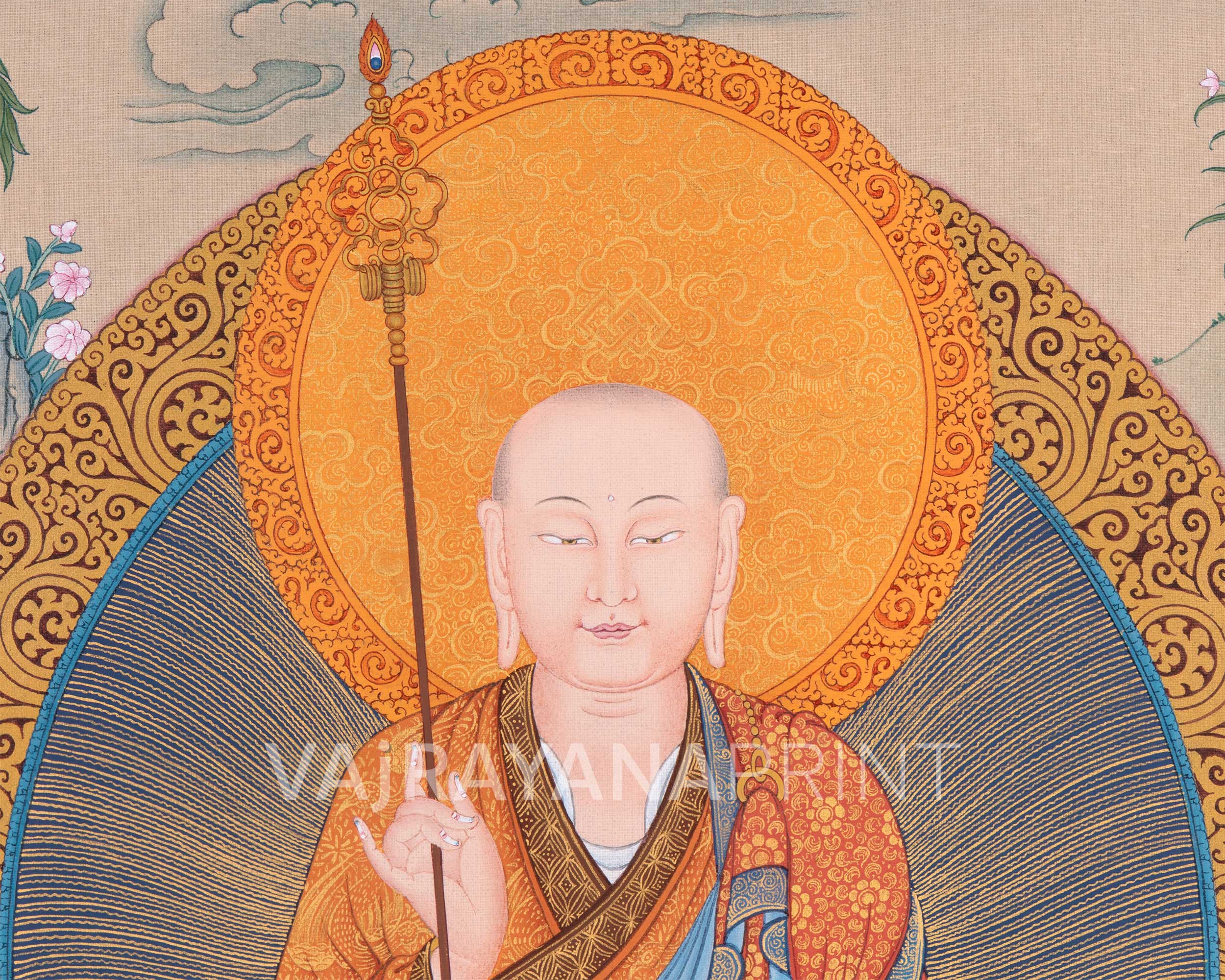 Buddhist Monk Kshitigarbha | Enlightened Bodhisattva Who Guides Souls with Compassion