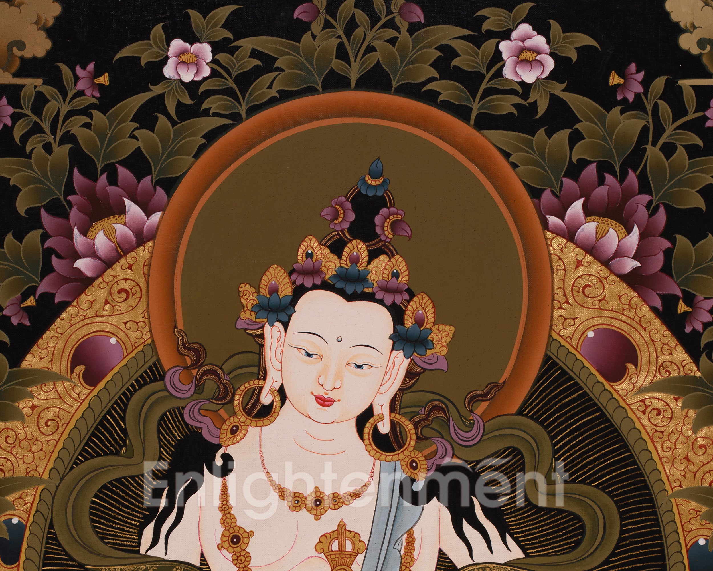 Vajrasattva Thangka Painting | Tibetan Buddhist Artwork