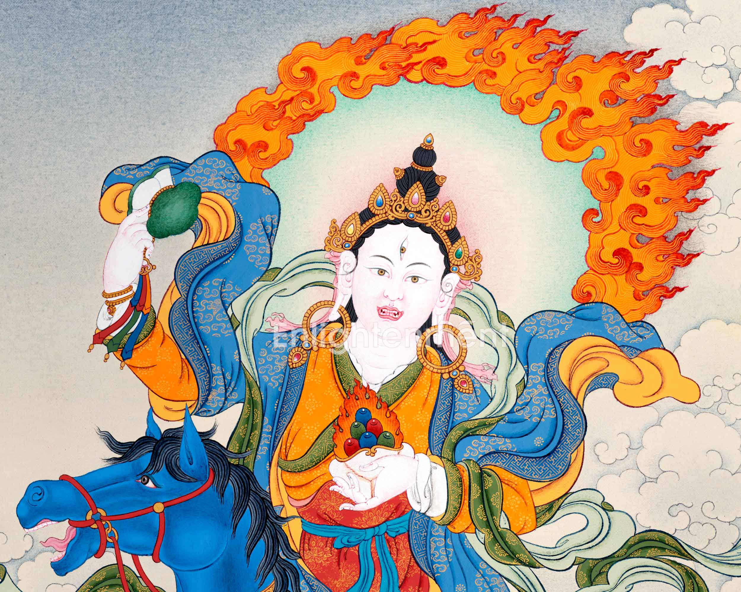 Achi Chokyi Drolma Thangka | Protector of Souls | Hand Painted Traditional Artwork