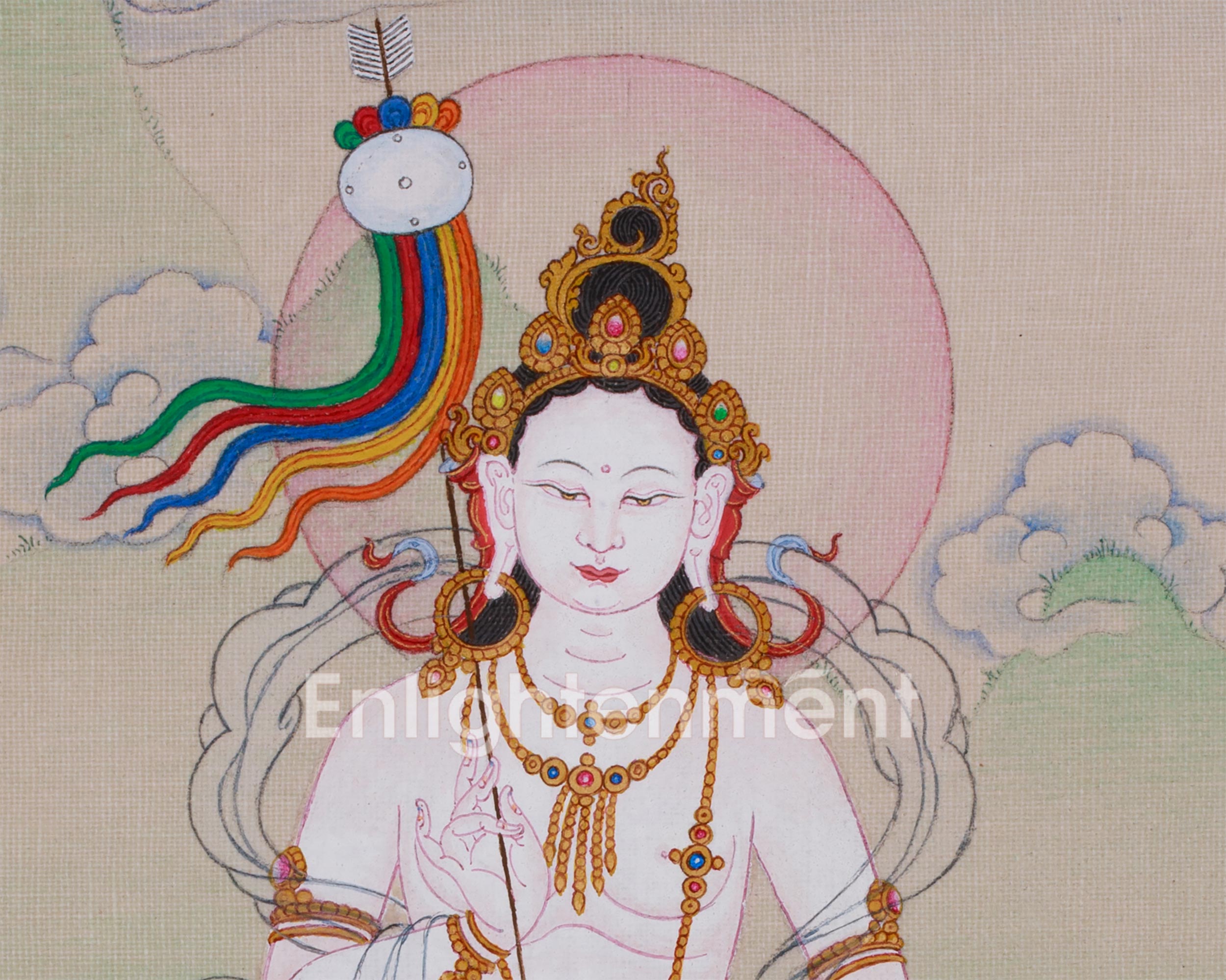 Dakini Mandarva Painting | Protector of Tantric Practices | Yogini of Enlightenment