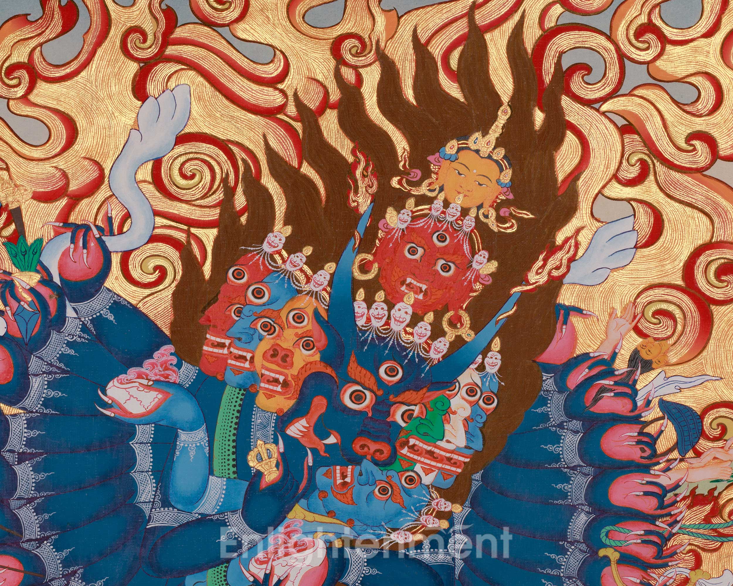 Himalayan Yamantaka Art | Fierce And Powerful Deity | The Lord of Death
