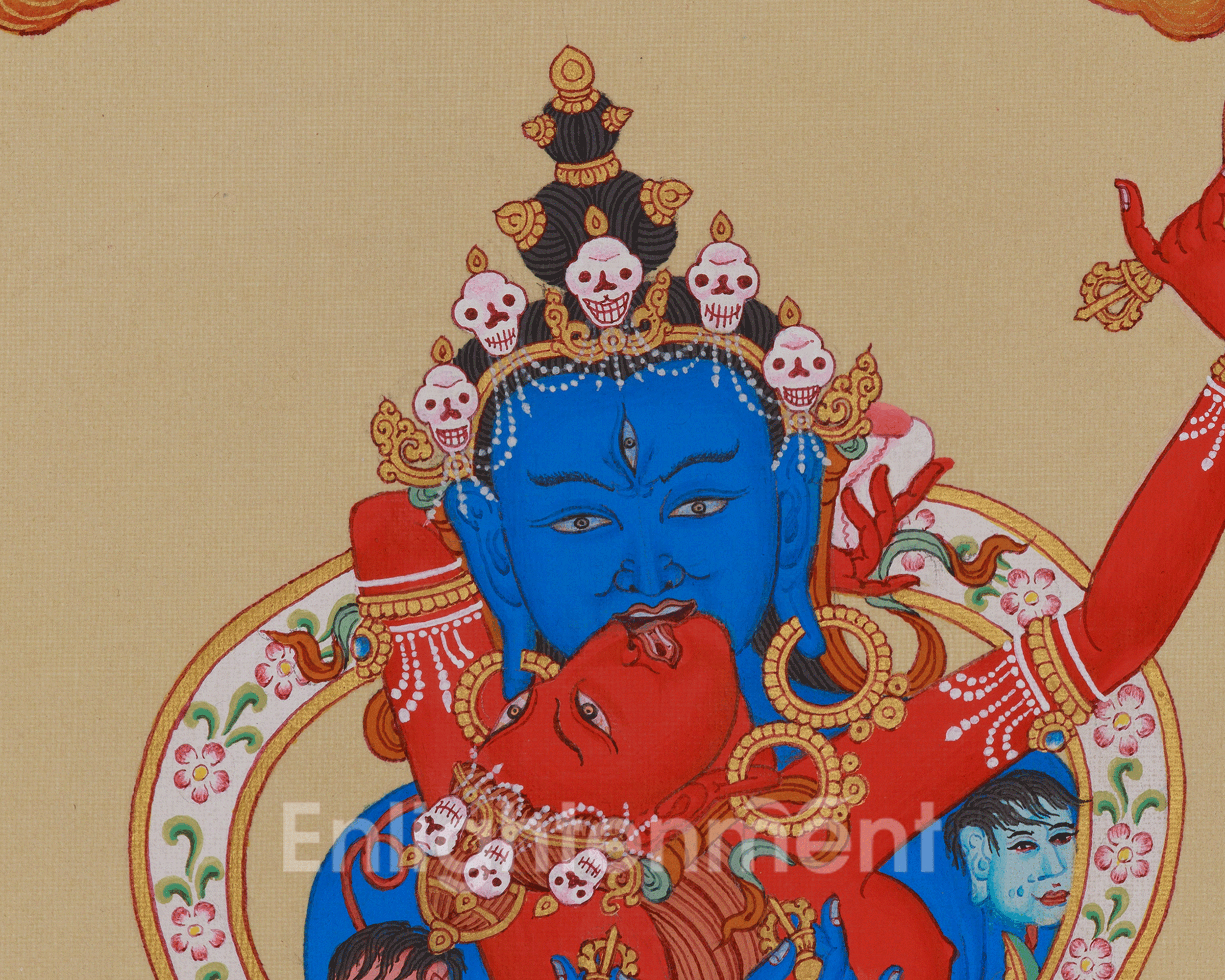 Spiritual Chakrasamvara Thangka | Khorlo Demchog | Symbol of Divine Union