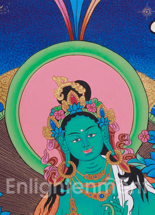 Traditional Shyamatara | Divine Protector of Compassion & Swift Action