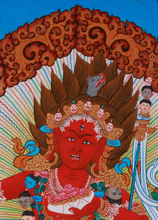 Hand Painted Vajravarahi Thangka | Dorje Phagmo Sacred Painting