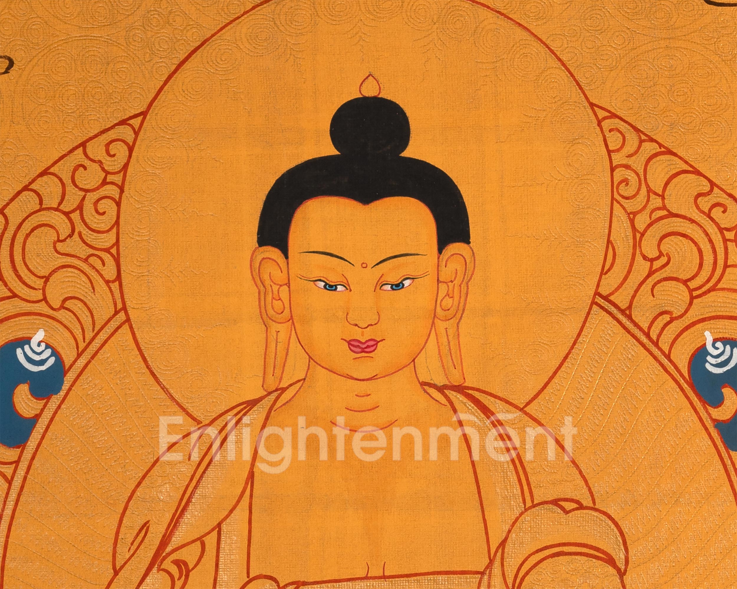 Traditional Amitabha Buddha Thangka | Buddha of Infinite Light and Compassion
