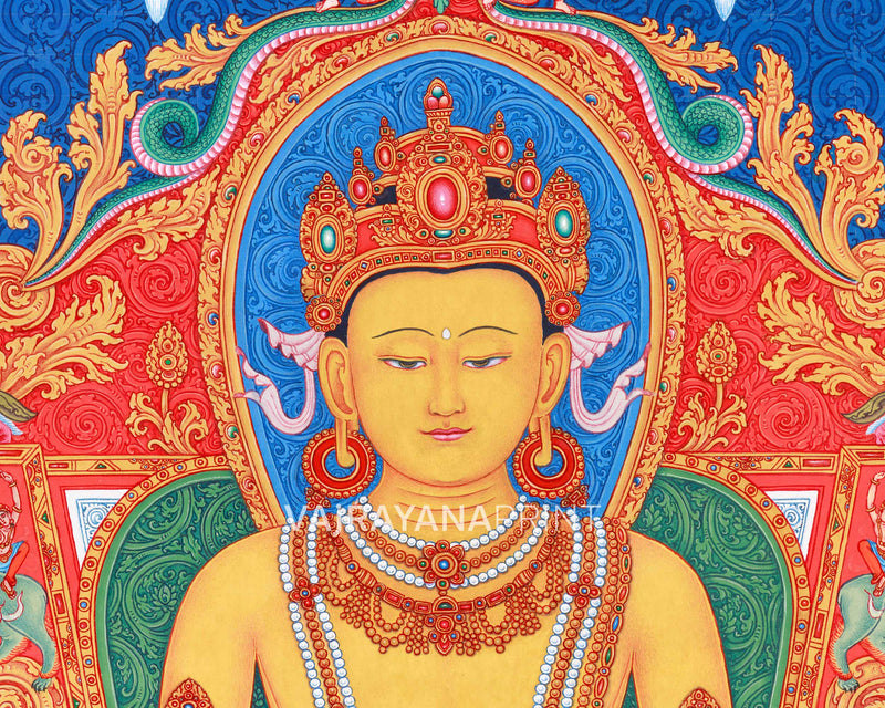 Buddha Ratnasambhava Giclee Print | Eternal Light of the Dhyani Buddha