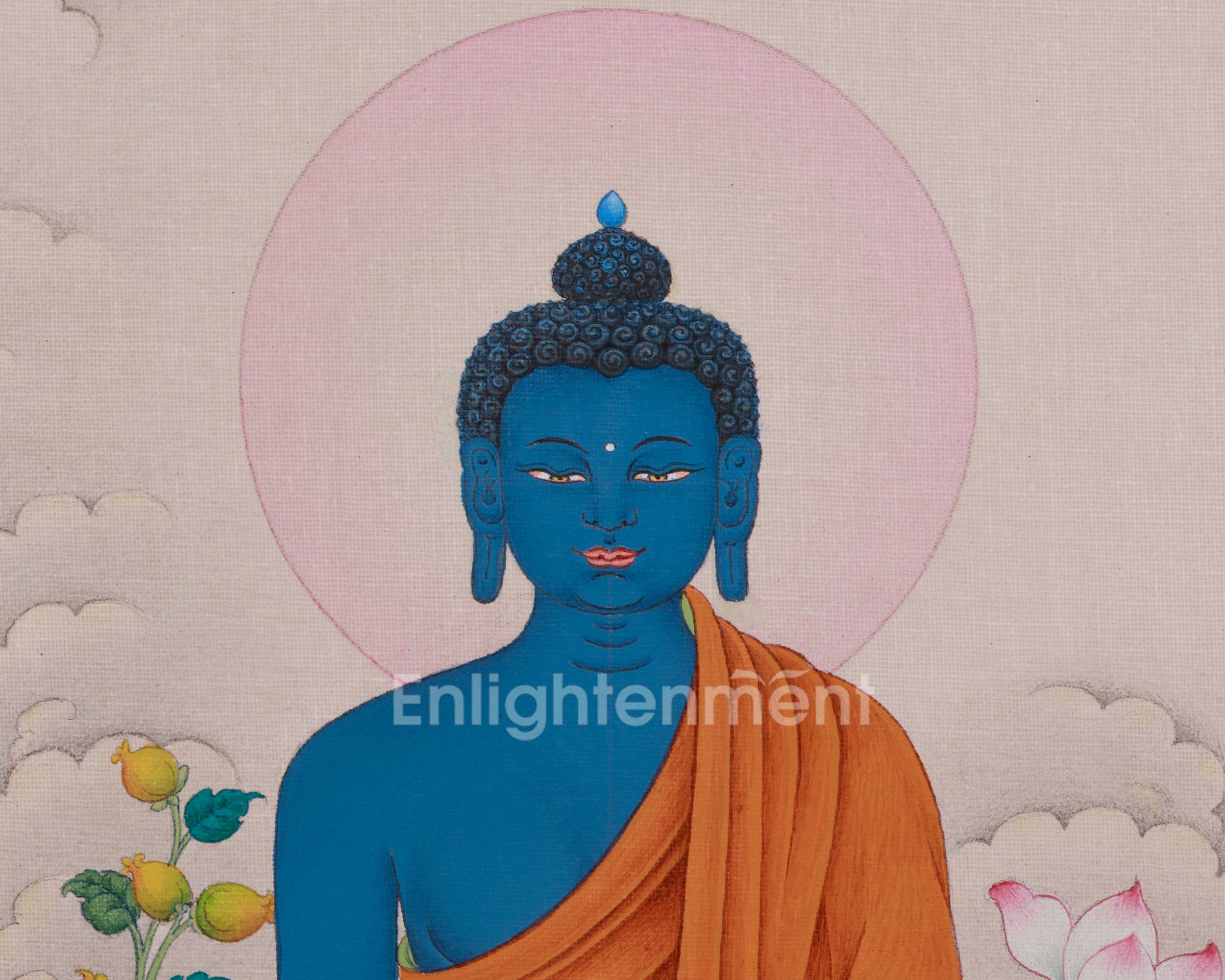 Healing Deity, Medicine Buddha Art | Baisajyaguru Thangka