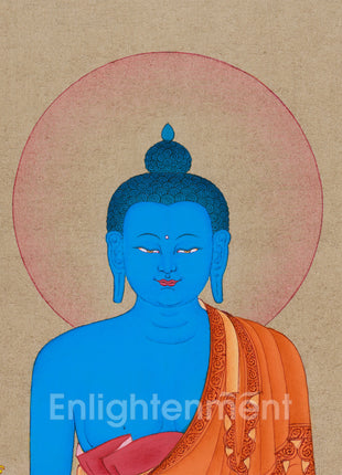 Supreme Healer Bhaisajyaguru Thangka | A Beacon of Health and Spiritual Enlightenment