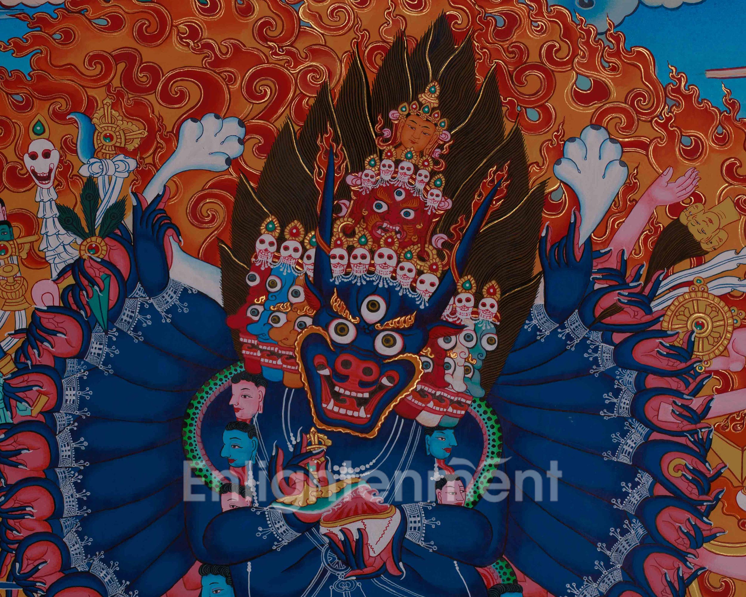 Yamantaka With Other Deities | Yamantaka and Divine Beings in Vajrayana Buddhism