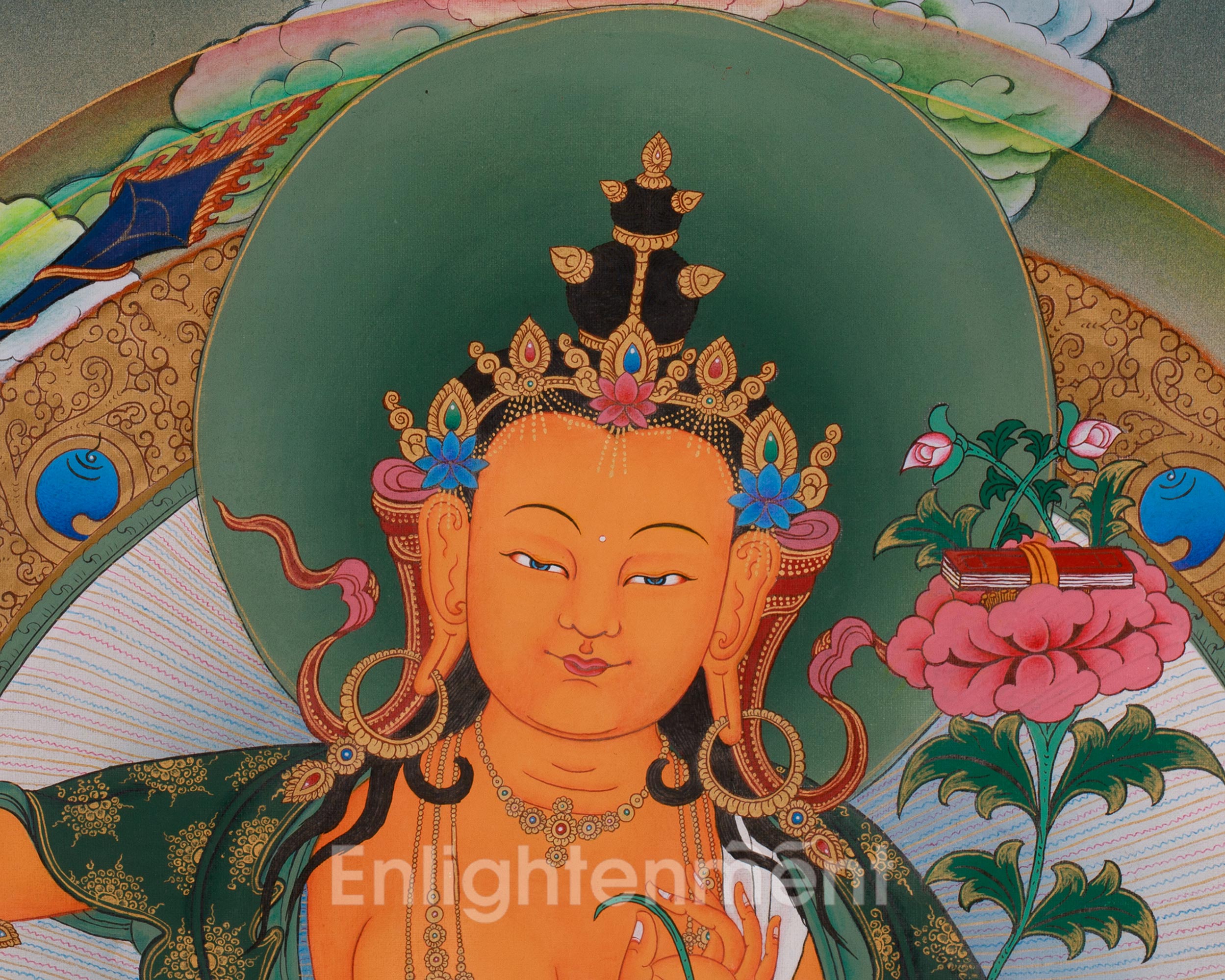 Bodhisattva Manjushri Tibetan Art | Representing Wisdom and Enlightenment