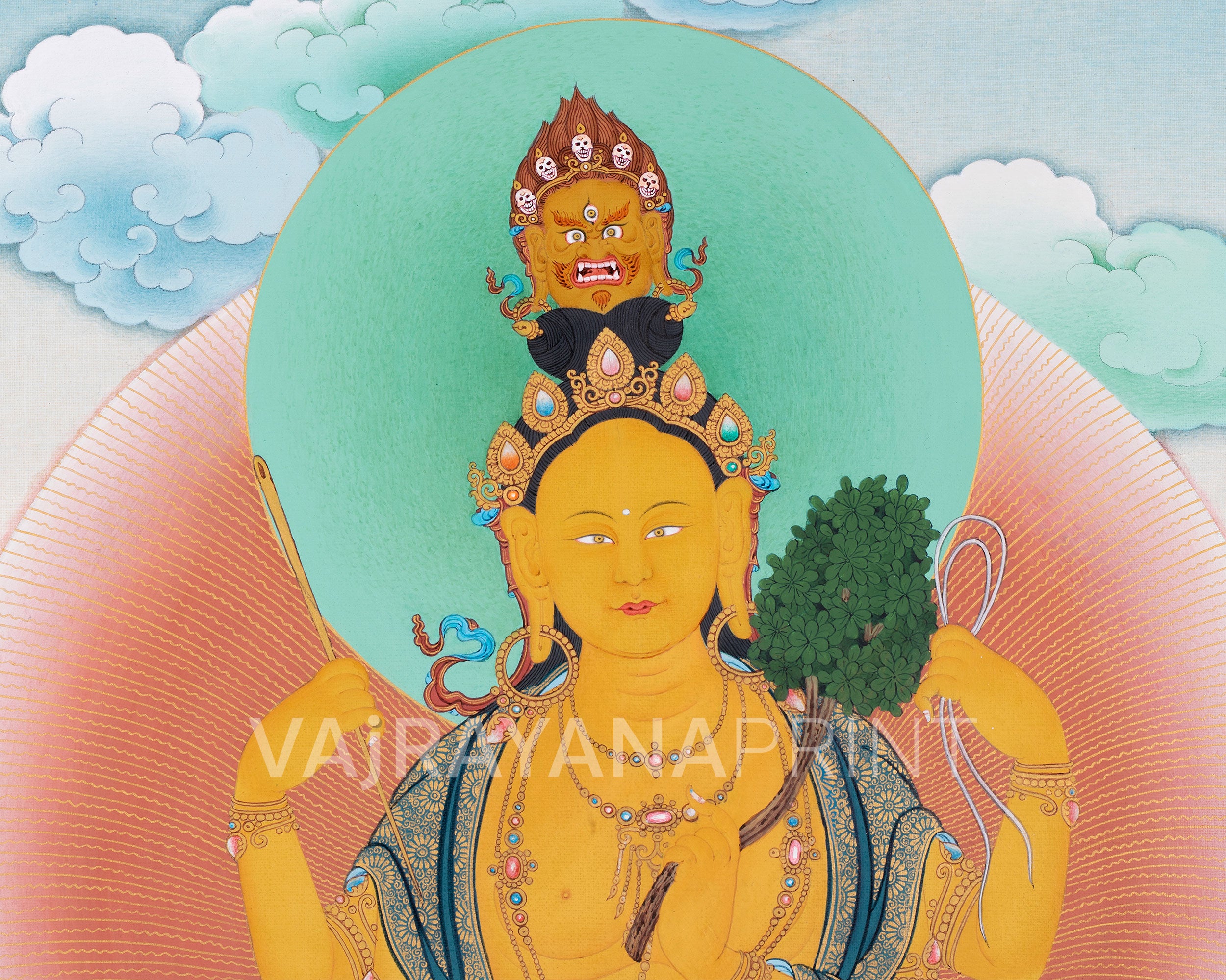 Marichi Devi Print | Radiant Goddess of Dawn | Canvas Wall Decor