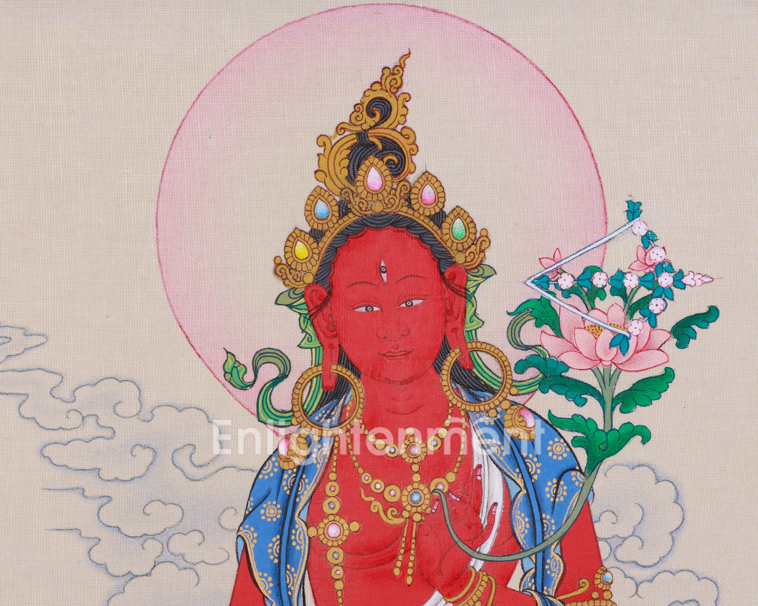 Tantric Goddess Red Tara | Tibetan Dakini of Attraction and Enlightenment