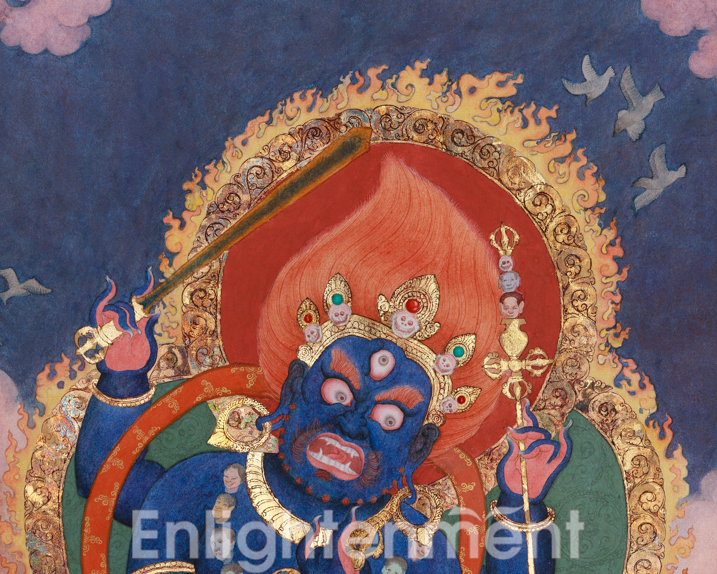 Contemporary Artwork of Chaturbhuja Mahakala