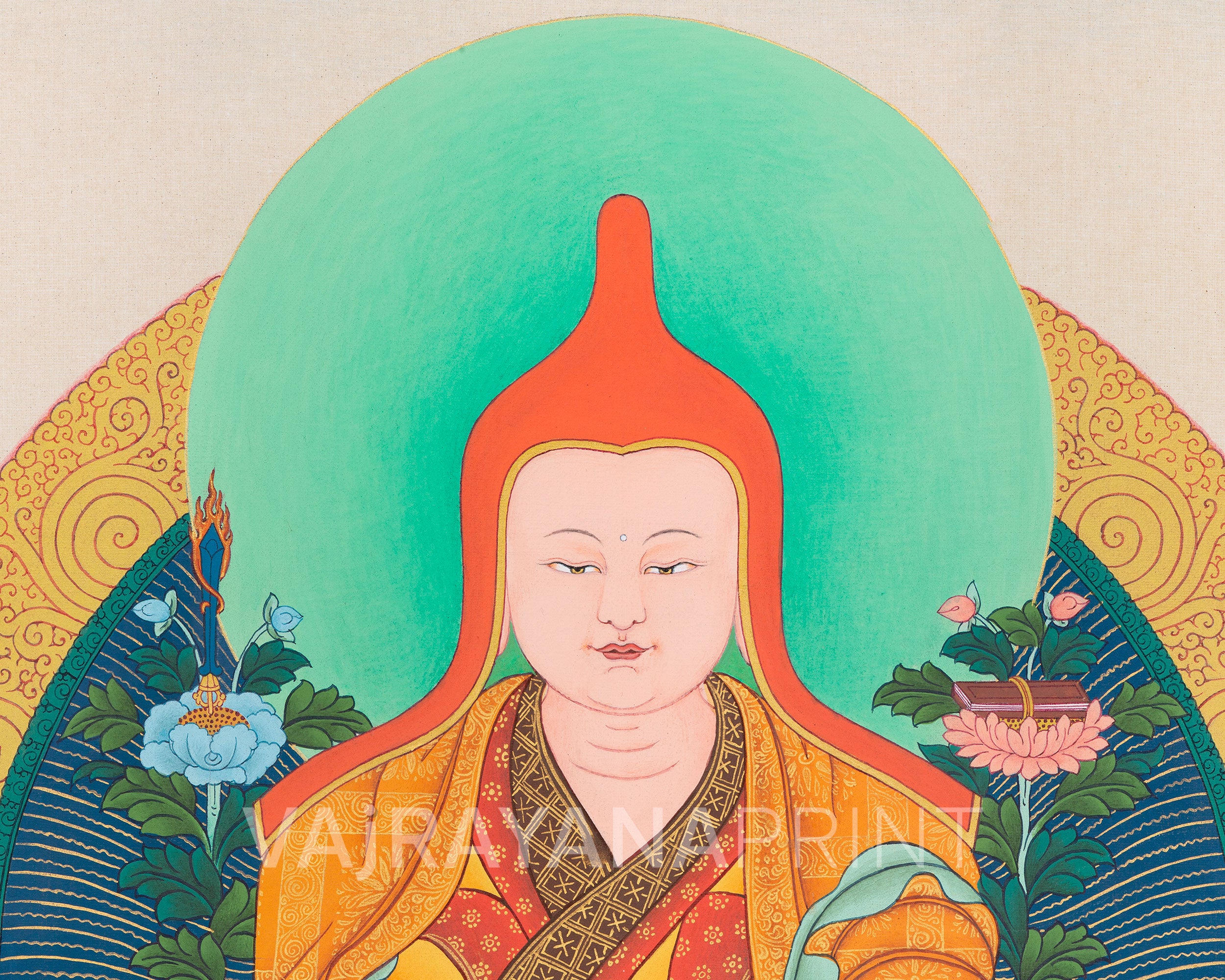 Longchenpa Canvas Print | Tibetan Buddhist Master of Dzogchen