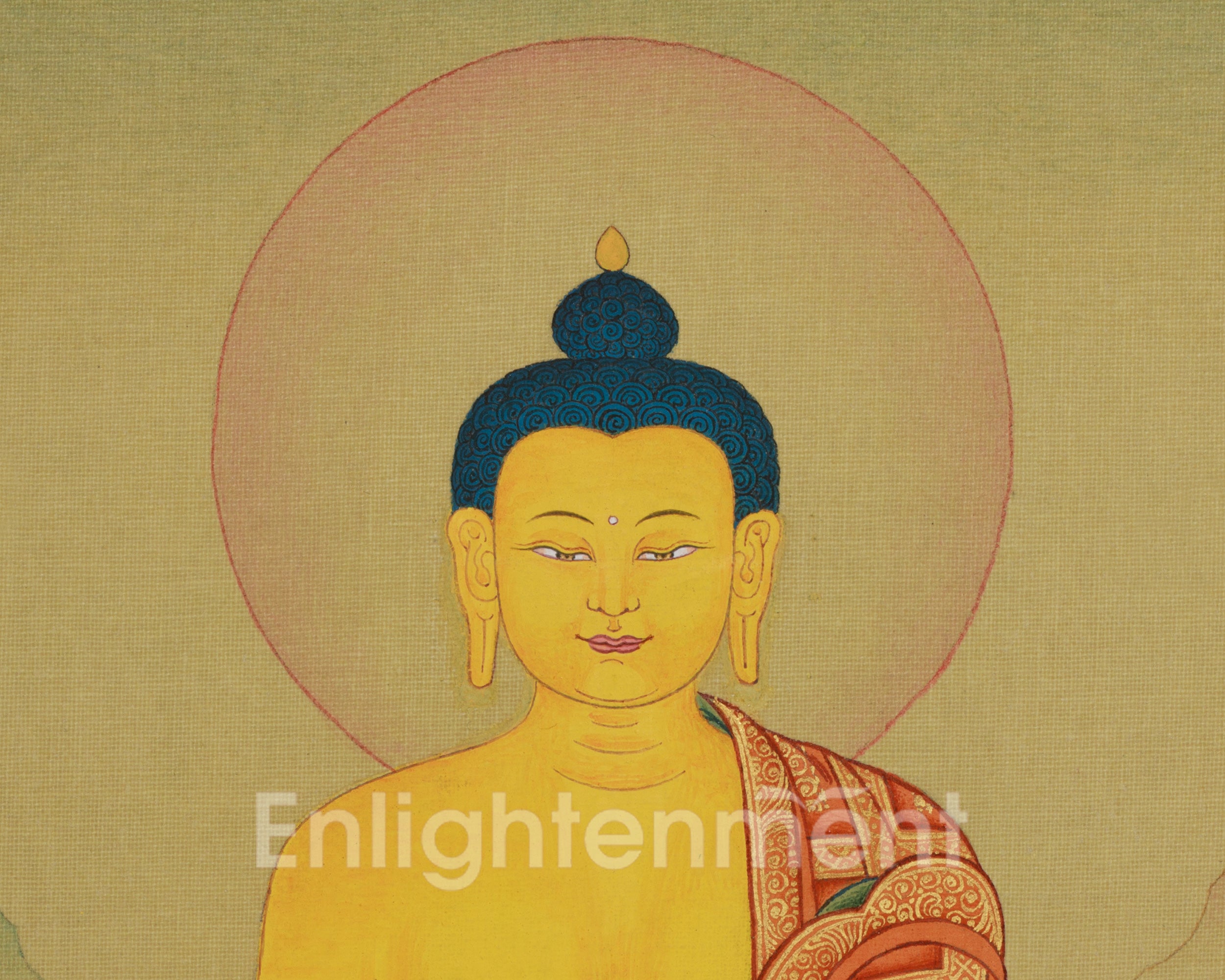 Shakyamuni Buddha Wall Art for Meditation | Buddhist Art for Peace and Enlightenment