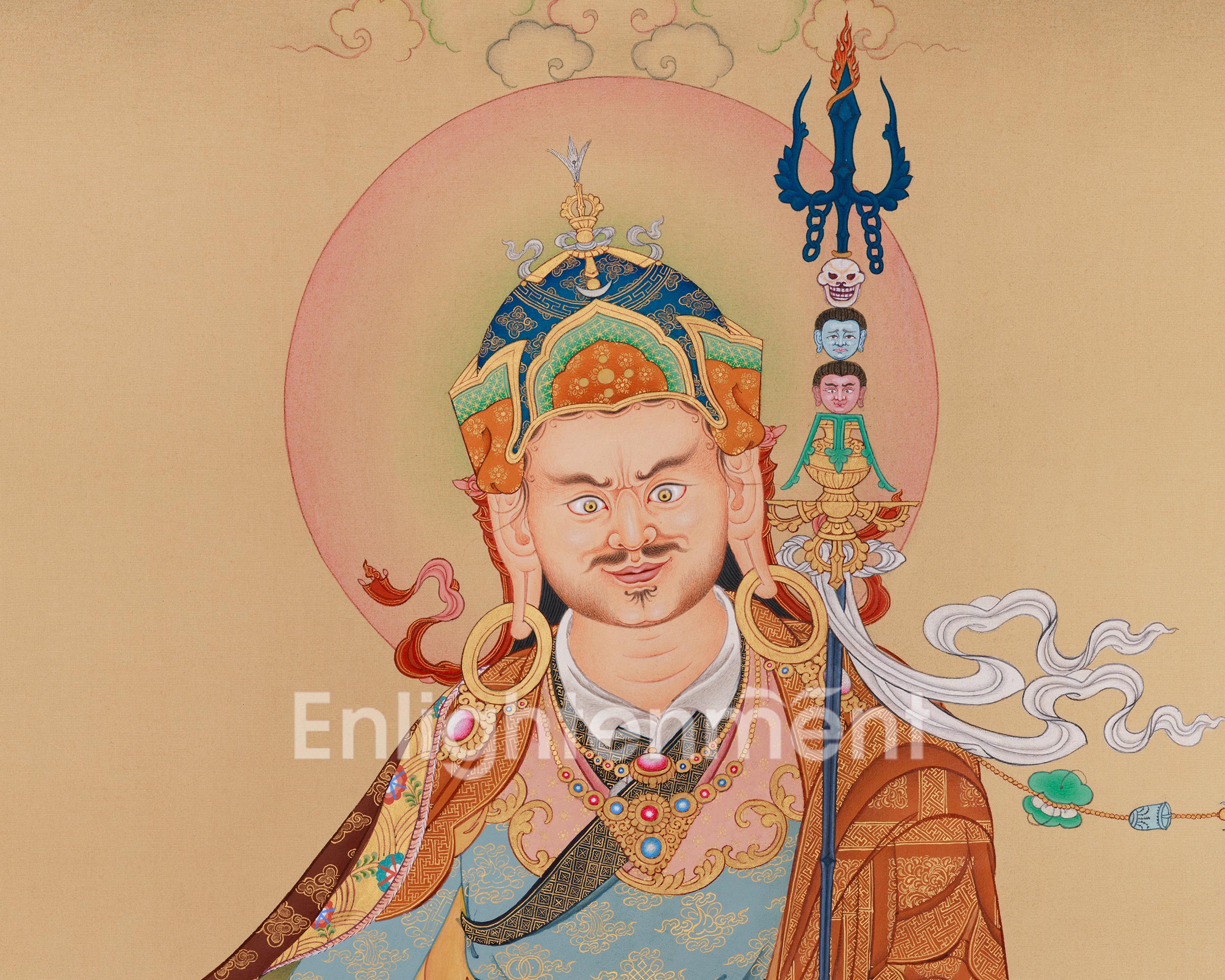 The Divine Union of Guru Rinpoche with Yeshe Tsogyal and Mandarva | Embodying Tantric Wisdom
