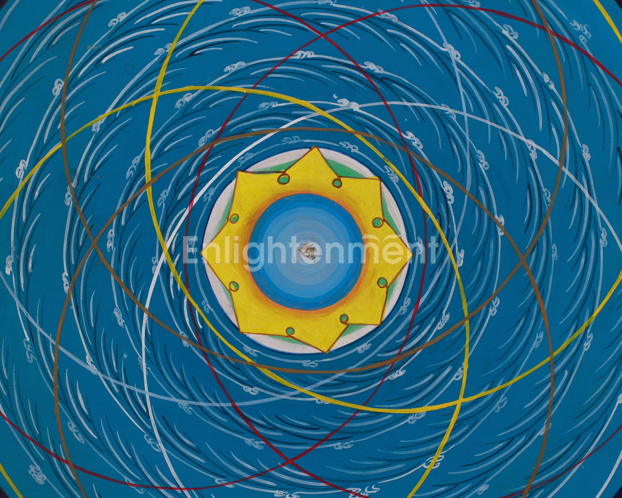 Divine Mantra Mandala | A Symbol of Spiritual Energy | The Path to Enlightenment