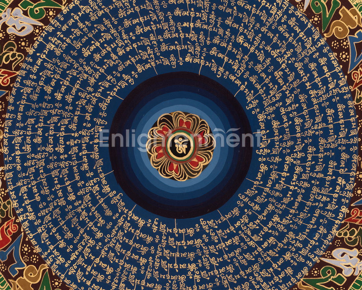 Traditional Mantra Mandala Thangka | Enlightened Universe And The Journey To Inner Peace