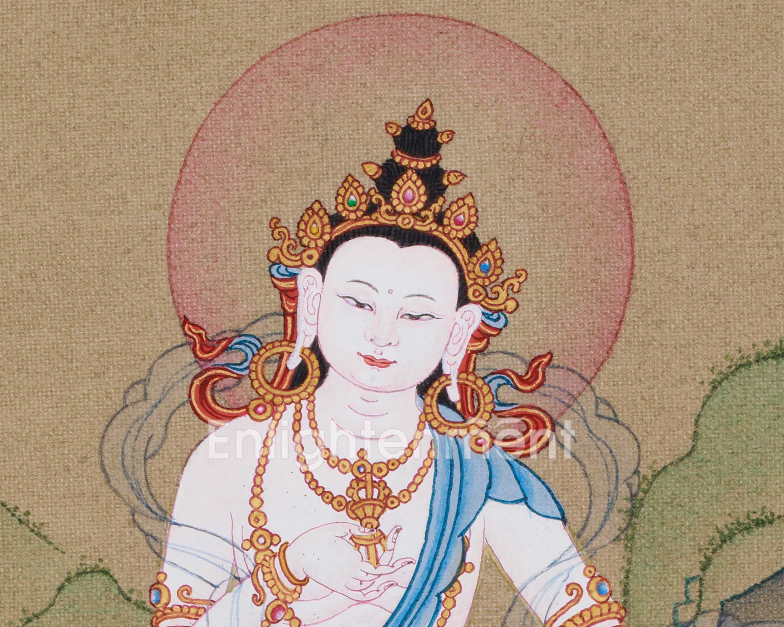 Buddha of Purification Vajrasattva Thangka | A Peaceful Deity