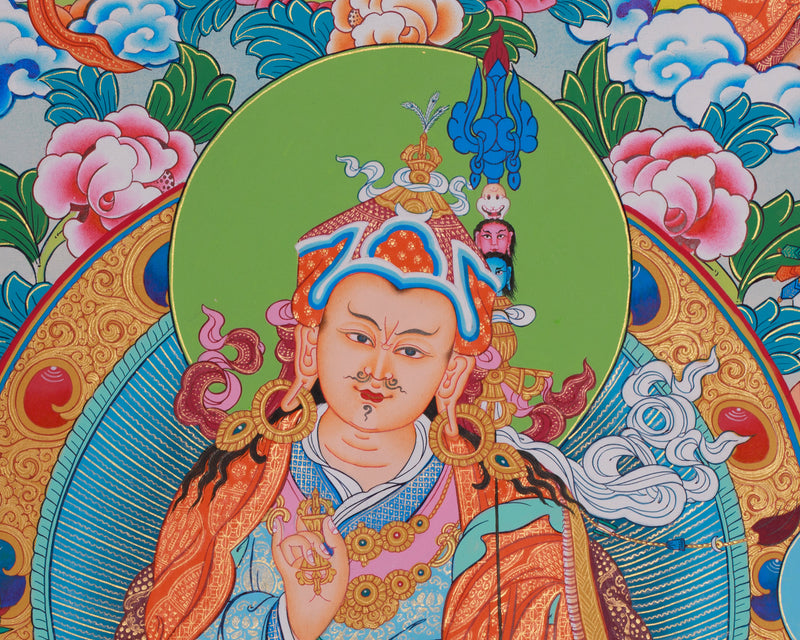 Guru Manifestations Thangka | Eight Forms of Padmasambhava