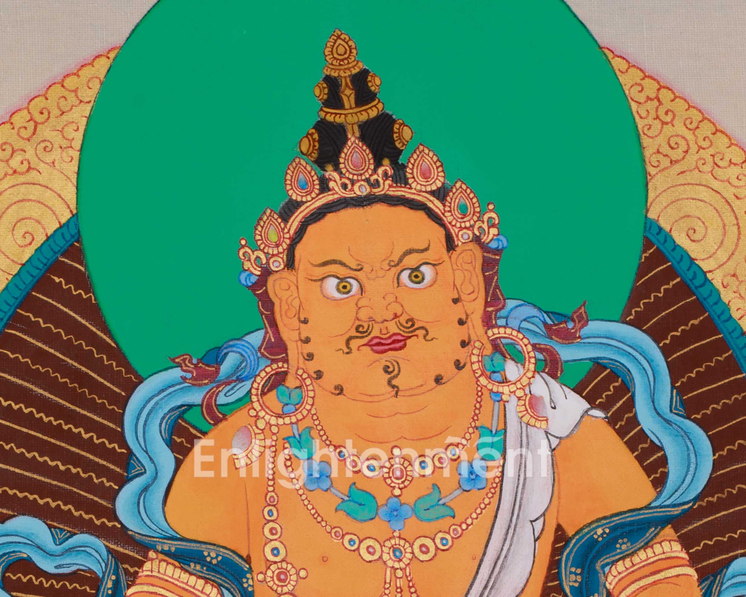 Traditional Yellow Dzambhala | The Wealth Buddha of Protection and Generosity