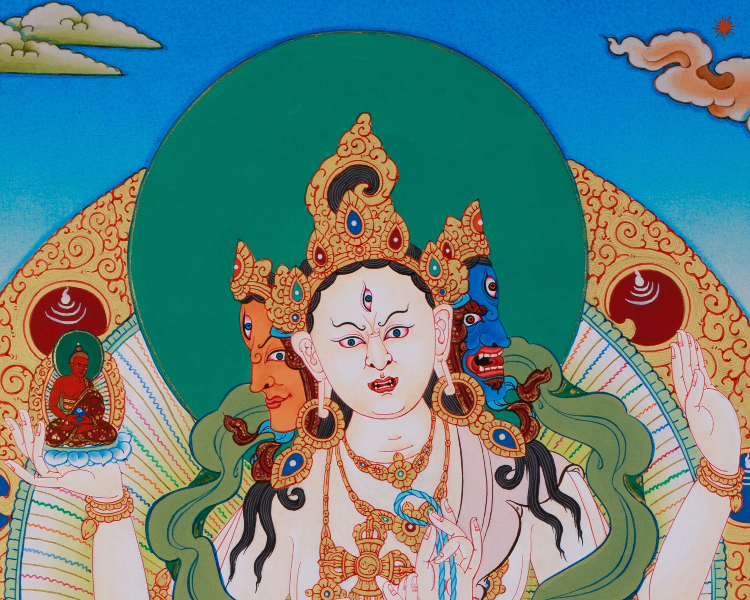 Ushnisha Vijaya, Namgyalma Thangka | Longevity & Purification Art
