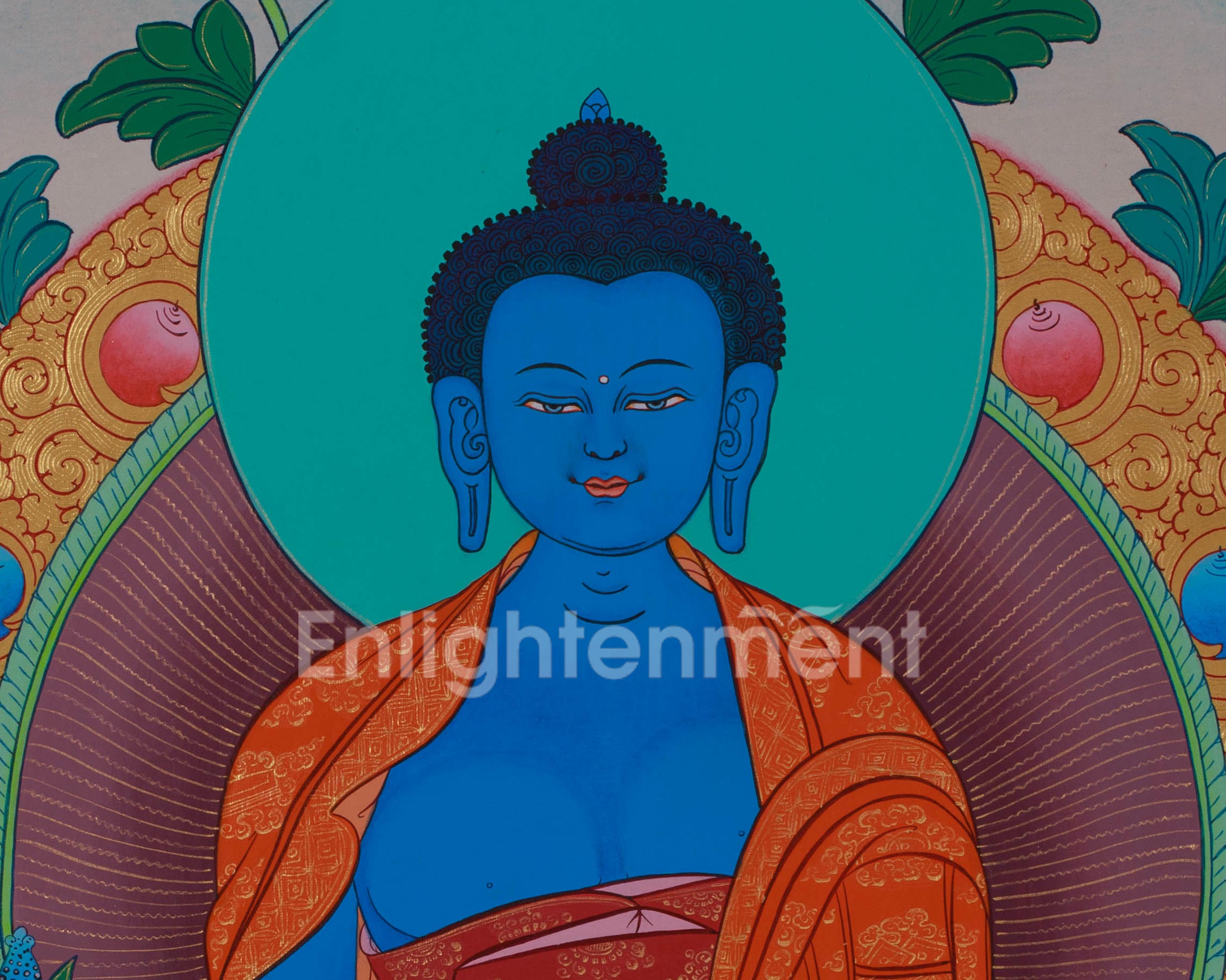 Bhaisajyaguru, Healing Buddha Thangka | Tibetan Buddhist Art