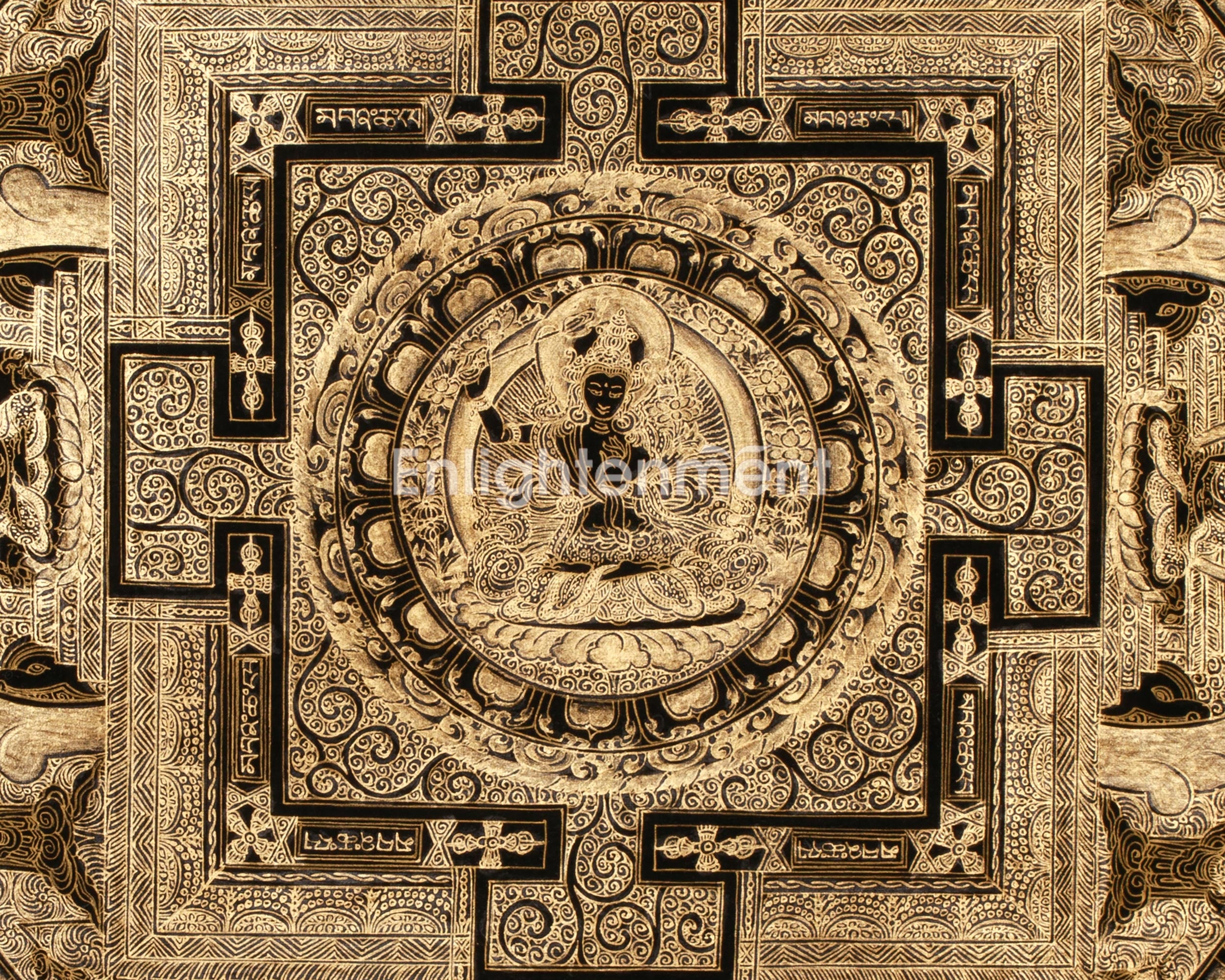 Manjushri Mandala Thangka | Unfolding the Path to Enlightenment